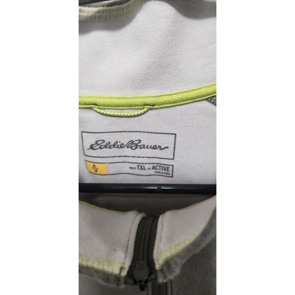 Eddie Bauer Shirt Mens T2XL Active Fit Athletic 1/4 Zip Pullover Outdoors Casual - Picture 6 of 6